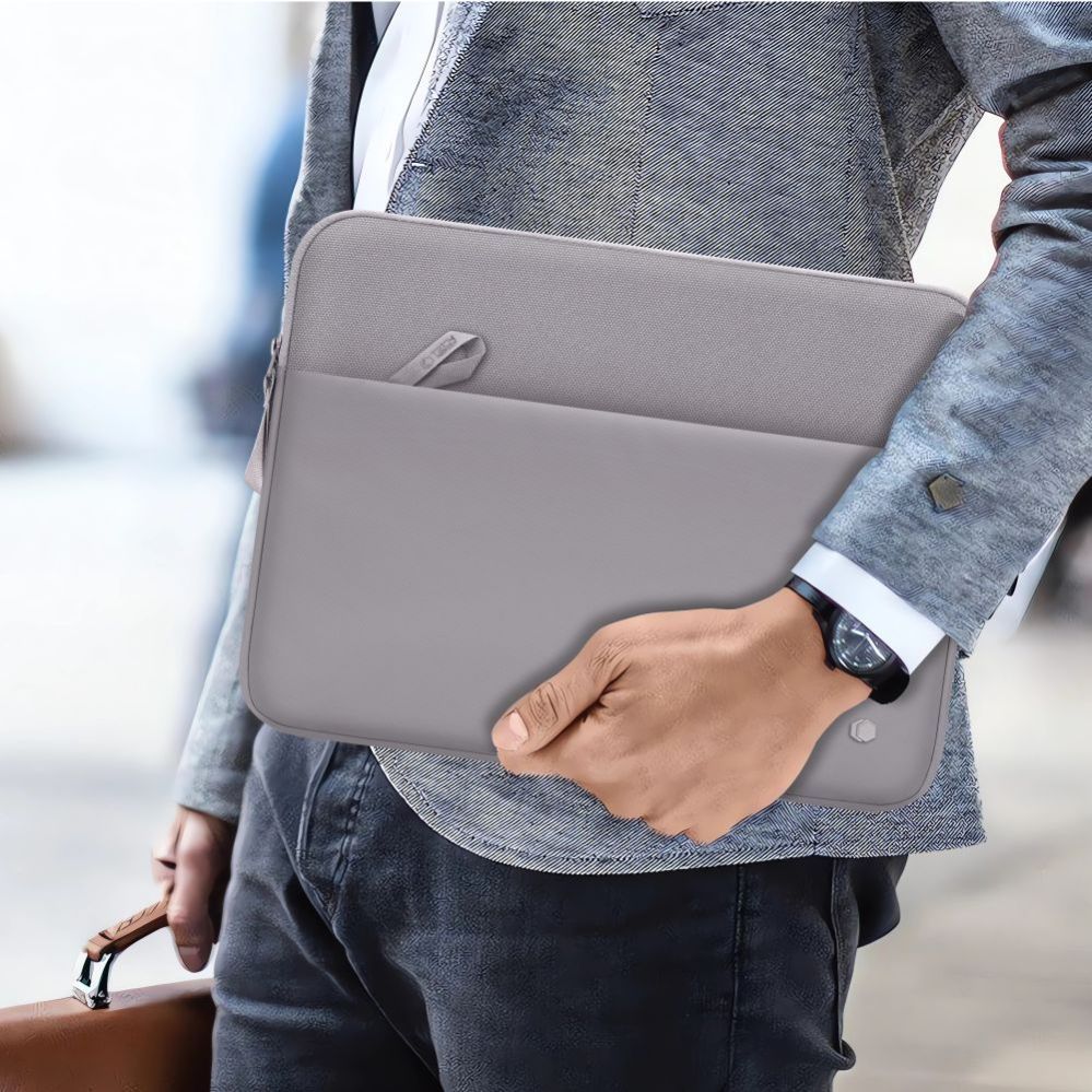 Citas preces Tech-Protect Tech-Protect Sleeve Laptop Bag 13-14 - Gray
