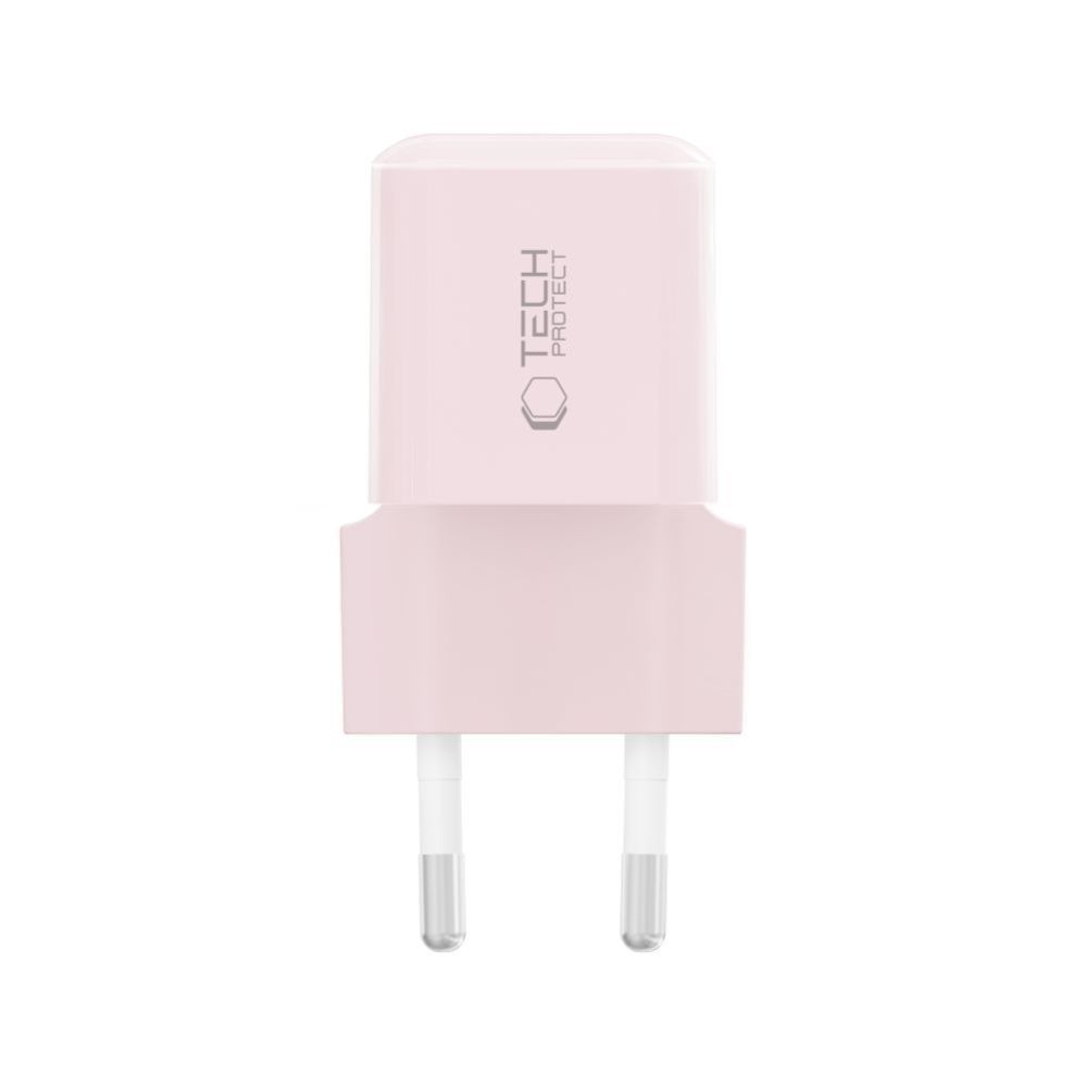 Citas preces Tech-Protect Tech-Protect NCM25 USB-C PD 25W Wall Charger - Pink