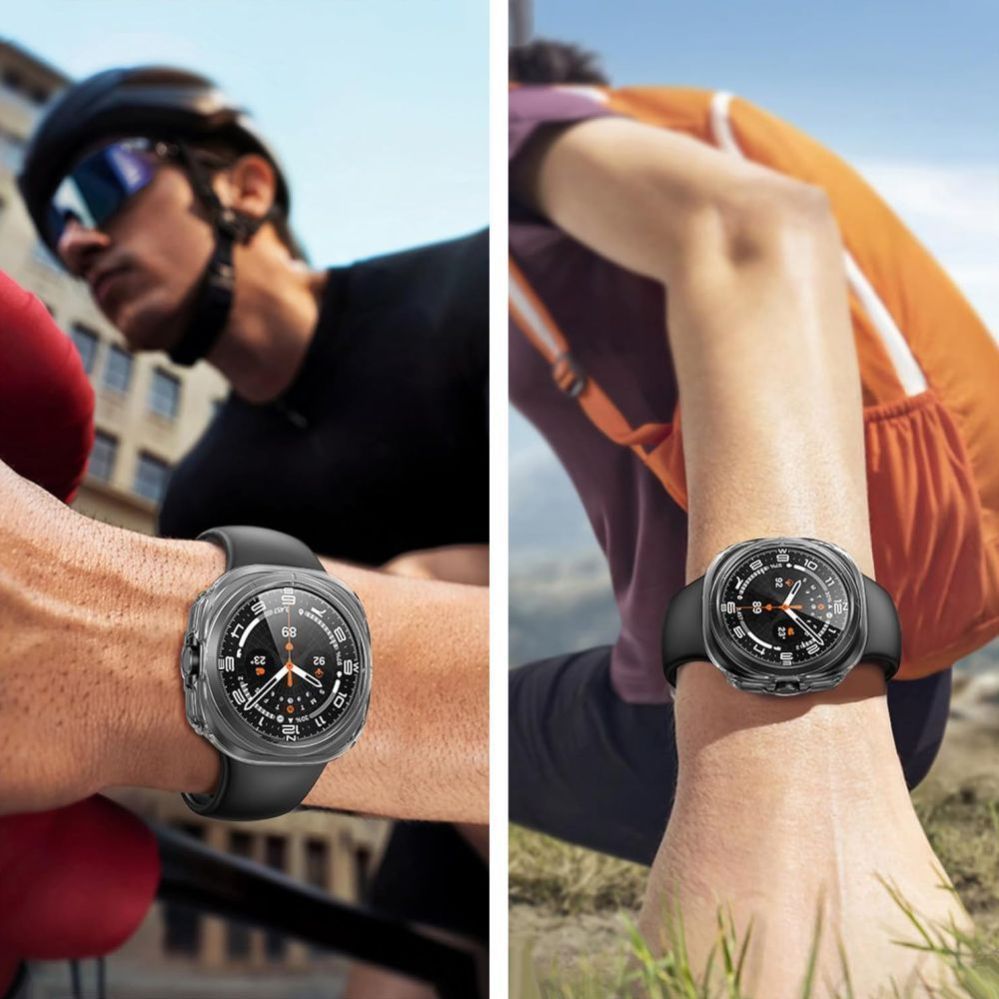 Muud kaubad Tech-Protect Tech-Protect Defense Case for Samsung Galaxy Watch 8 46mm - Transparent