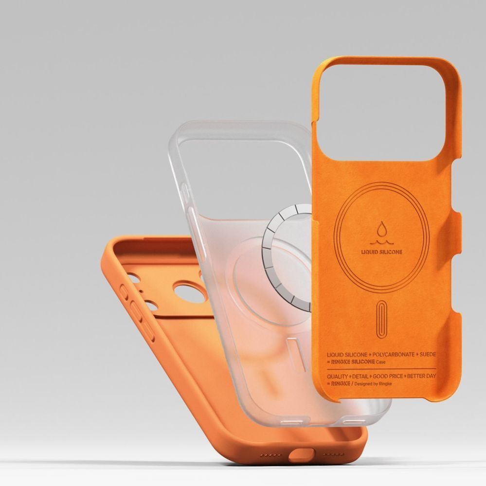 Muud kaubad Ringke Ringke Silicone Magnetic MagSafe Case for iPhone 17 Pro - Orange