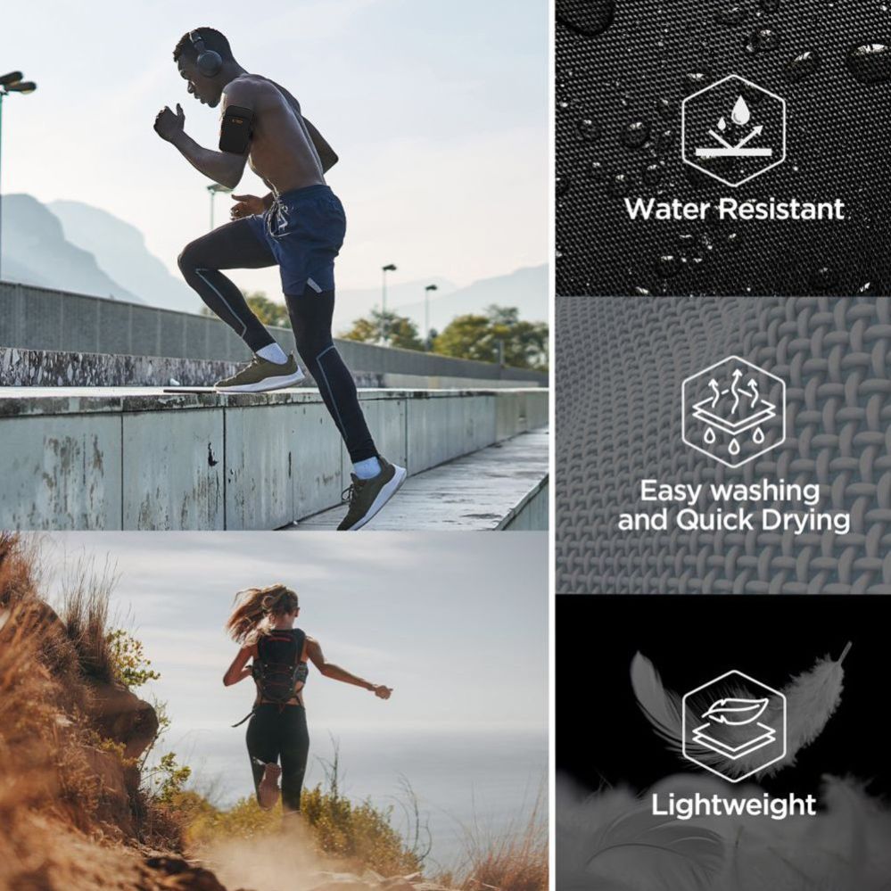 Muud kaubad Tech-Protect Tech-Protect M7 Universal Sport Armband Case - Black and Orange