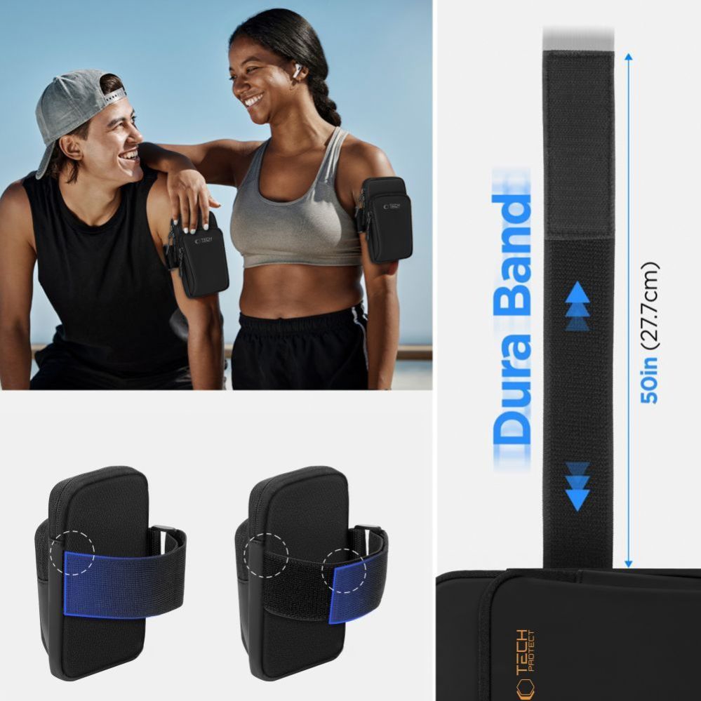 Muud kaubad Tech-Protect Tech-Protect M7 Universal Sport Armband Case - Black and Orange