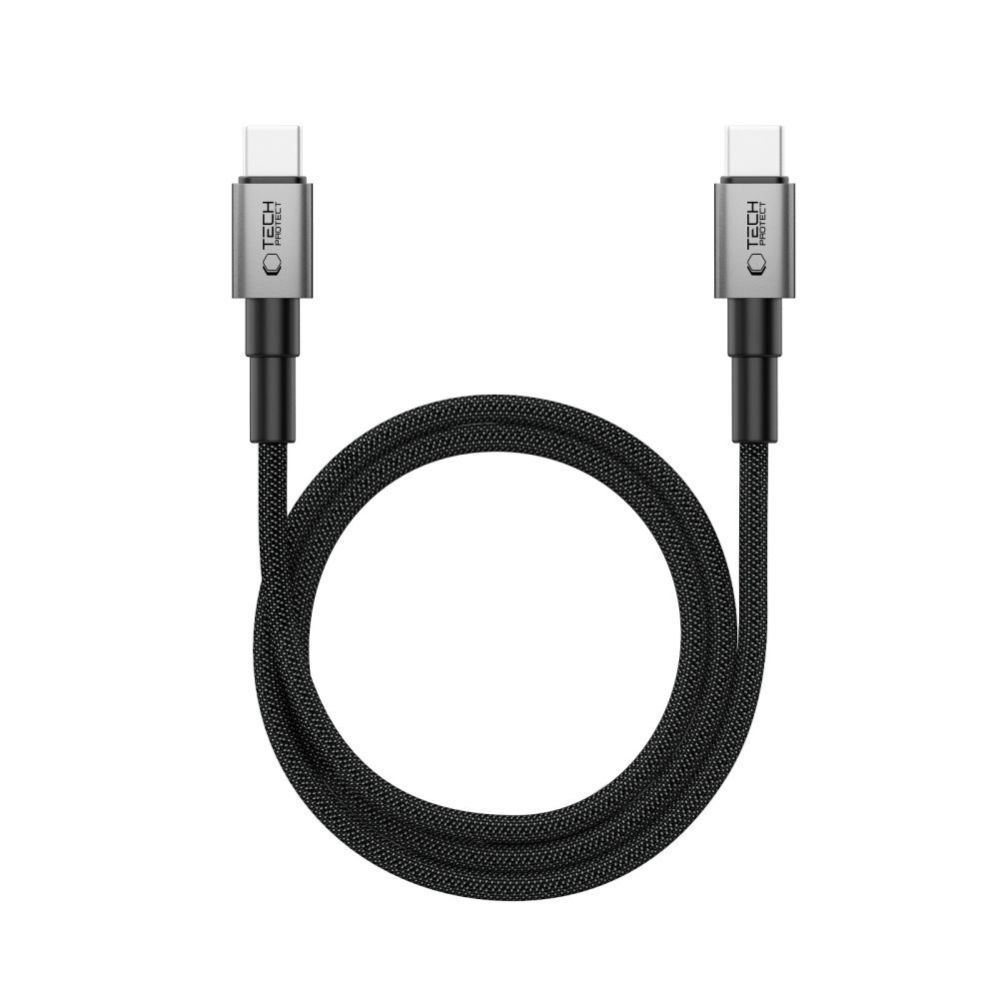Citas preces Tech-Protect Tech-Protect Ultraboost DNA MagTwist USB-C PD Cable 100W / 5A 100 cm - Gray