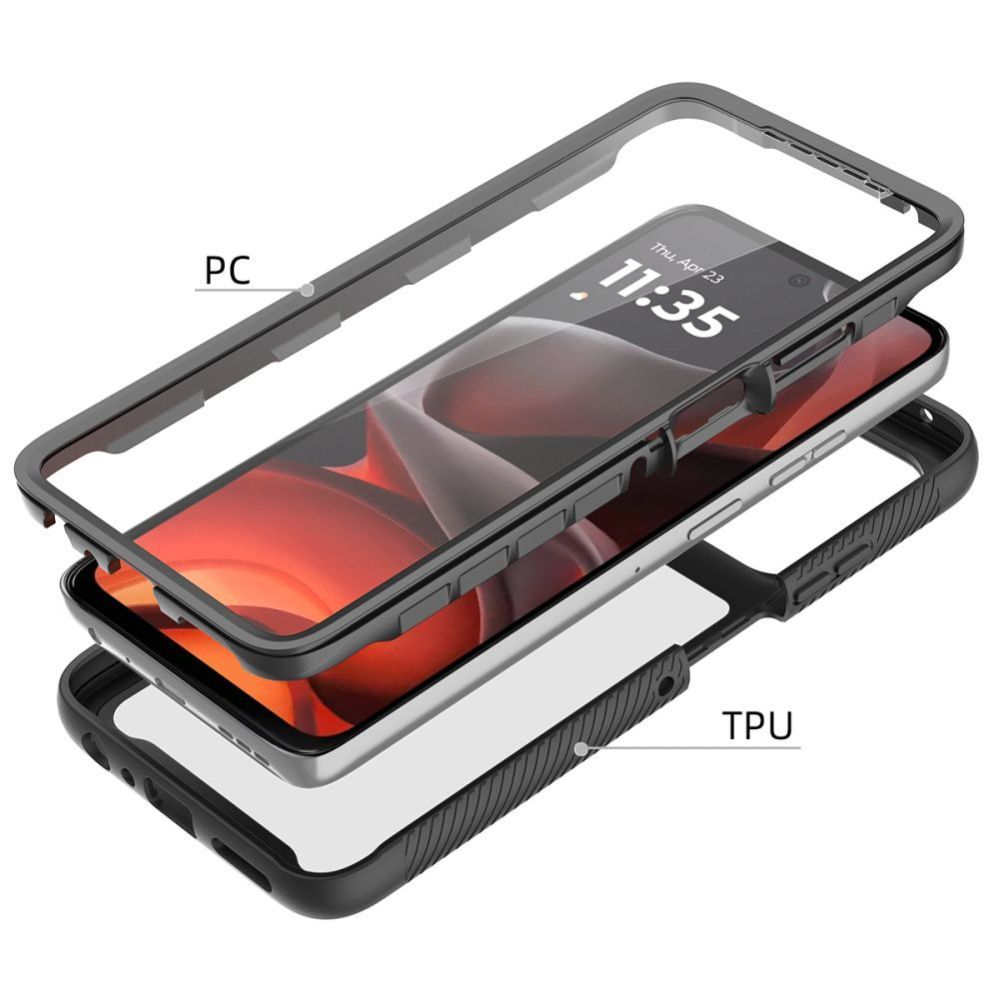 Citas preces Tech-Protect Tech-Protect Defense Case for Motorola Moto G56 5G - Black