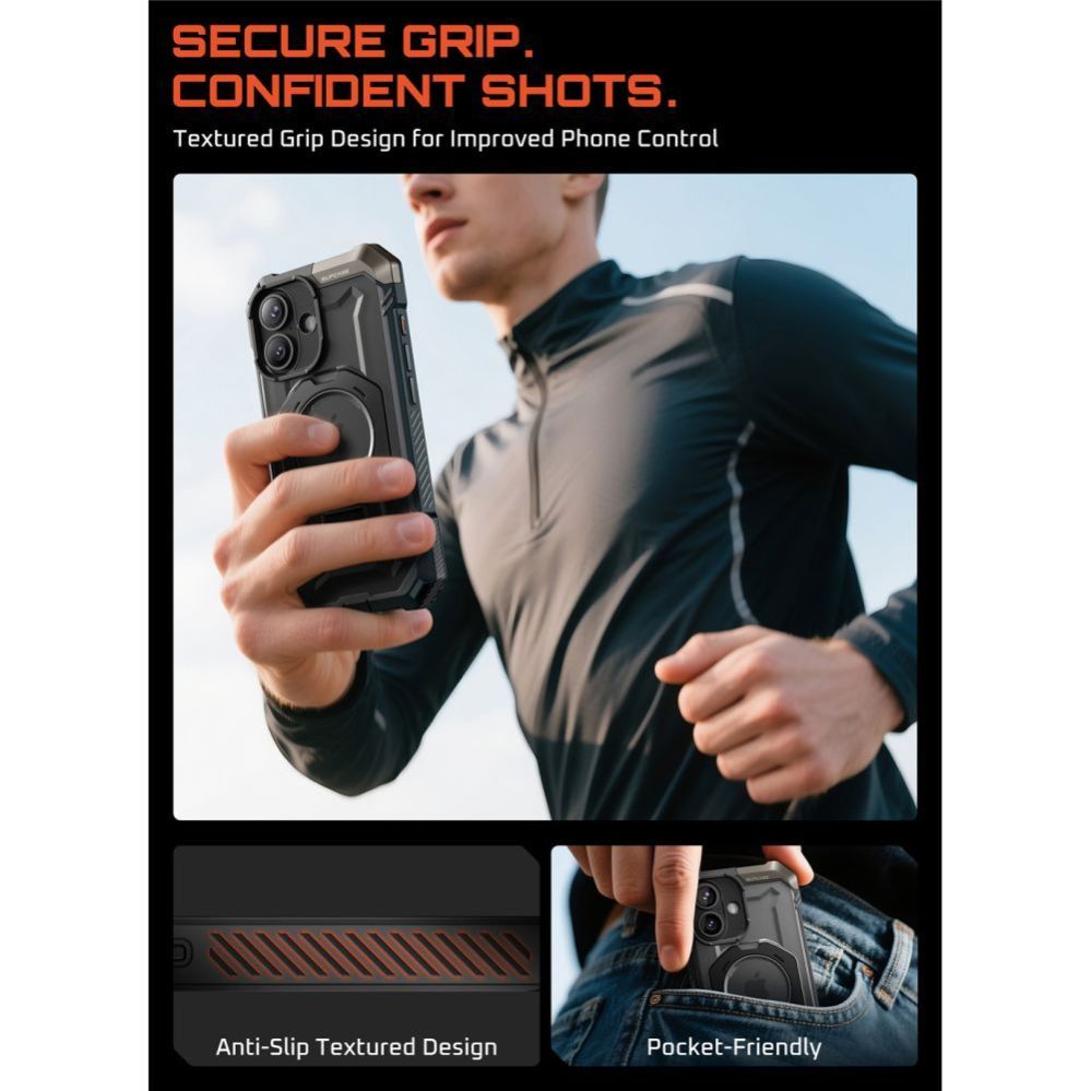 Muud kaubad Supcase Supcase UB Grip Mag MagSafe Case for iPhone 17 - Black