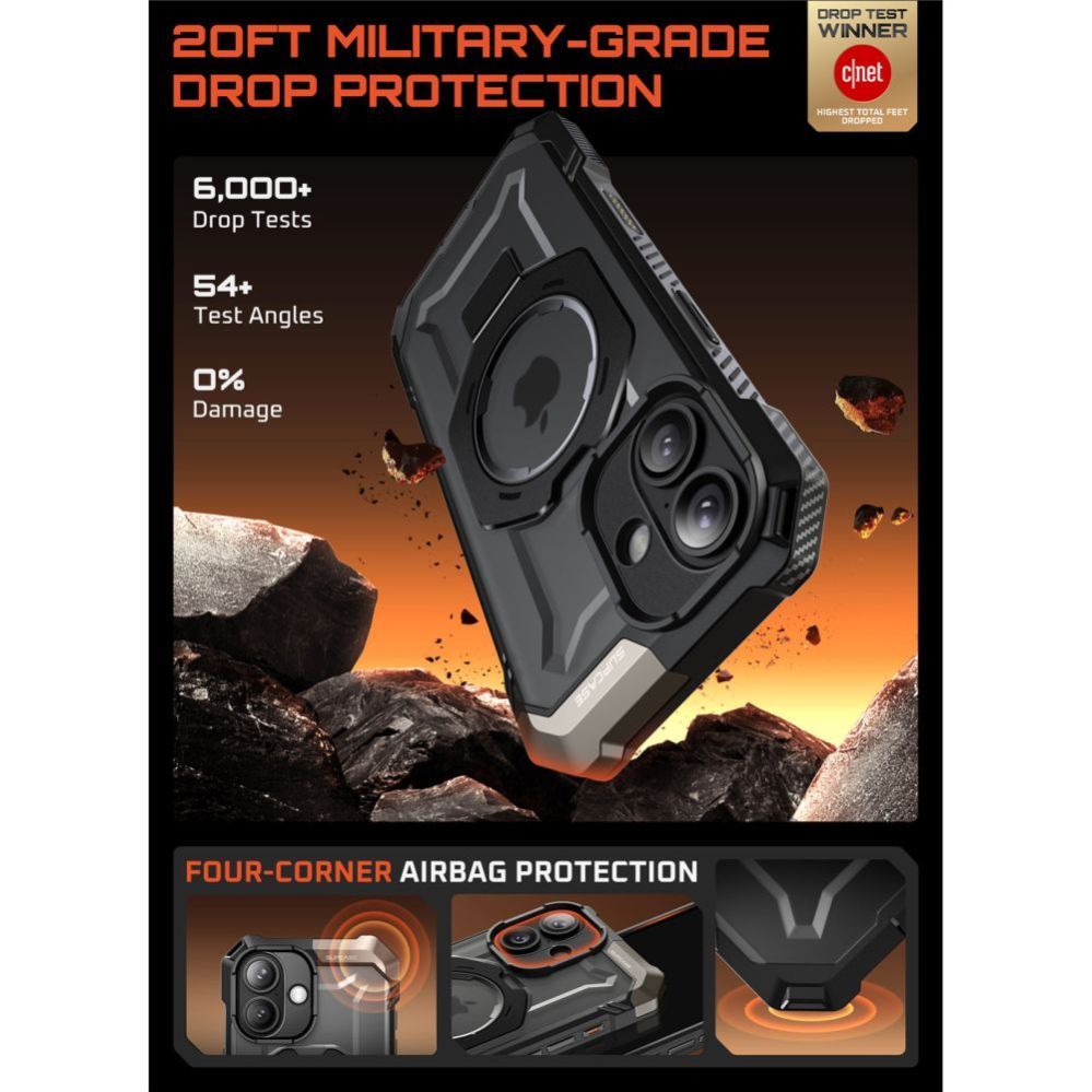 Muud kaubad Supcase Supcase UB Grip Mag MagSafe Case for iPhone 17 - Black
