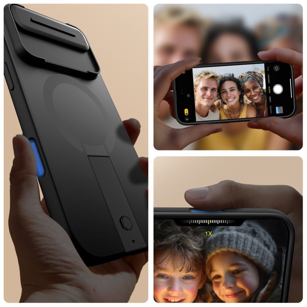 Citas preces Tech-Protect Tech-Protect Kevlar Aura MagSafe Case for iPhone Air - Black