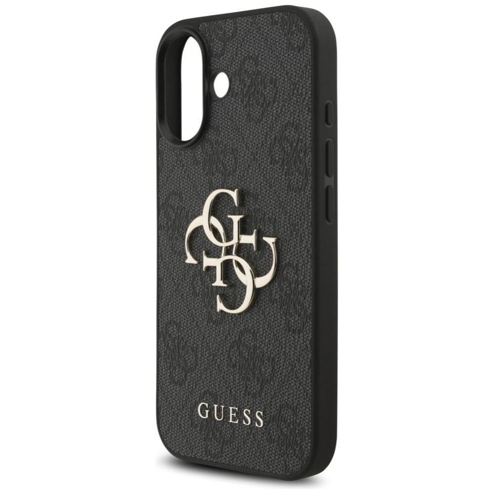 Citas preces Guess Guess 4G Strap 4G Classic Logo Case for iPhone 17 - Black