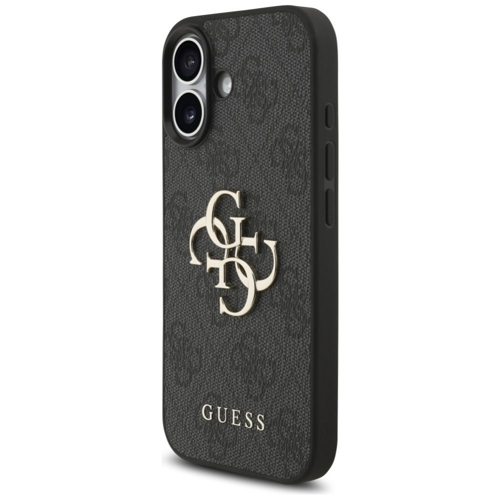 Citas preces Guess Guess 4G Strap 4G Classic Logo Case for iPhone 17 - Black