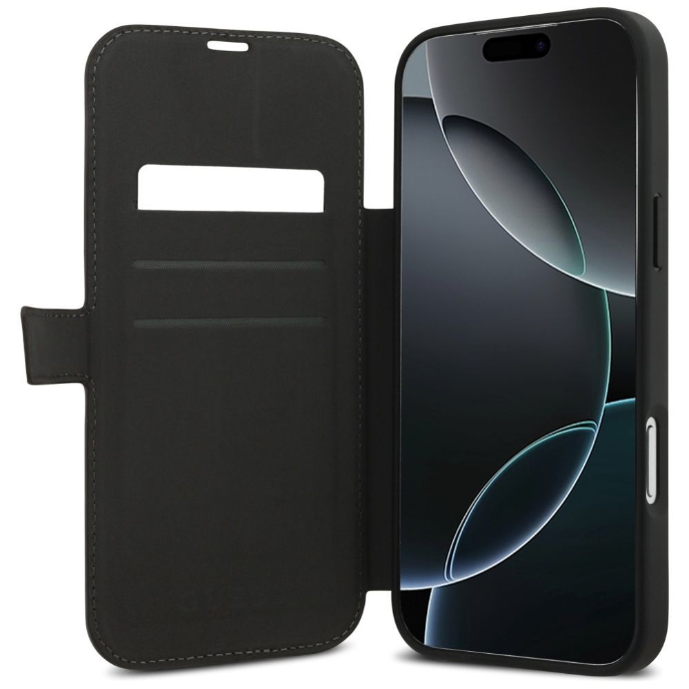 Citas preces Guess Guess Book 4G Metal Logo Case for iPhone 17 Pro Max - Brown