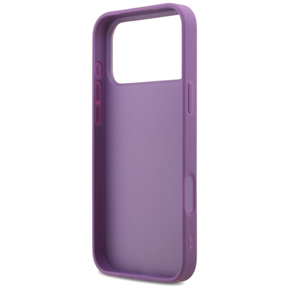 Citas preces Guess Guess Fixed Glitter Big 4G case for iPhone 17 Pro Max - purple