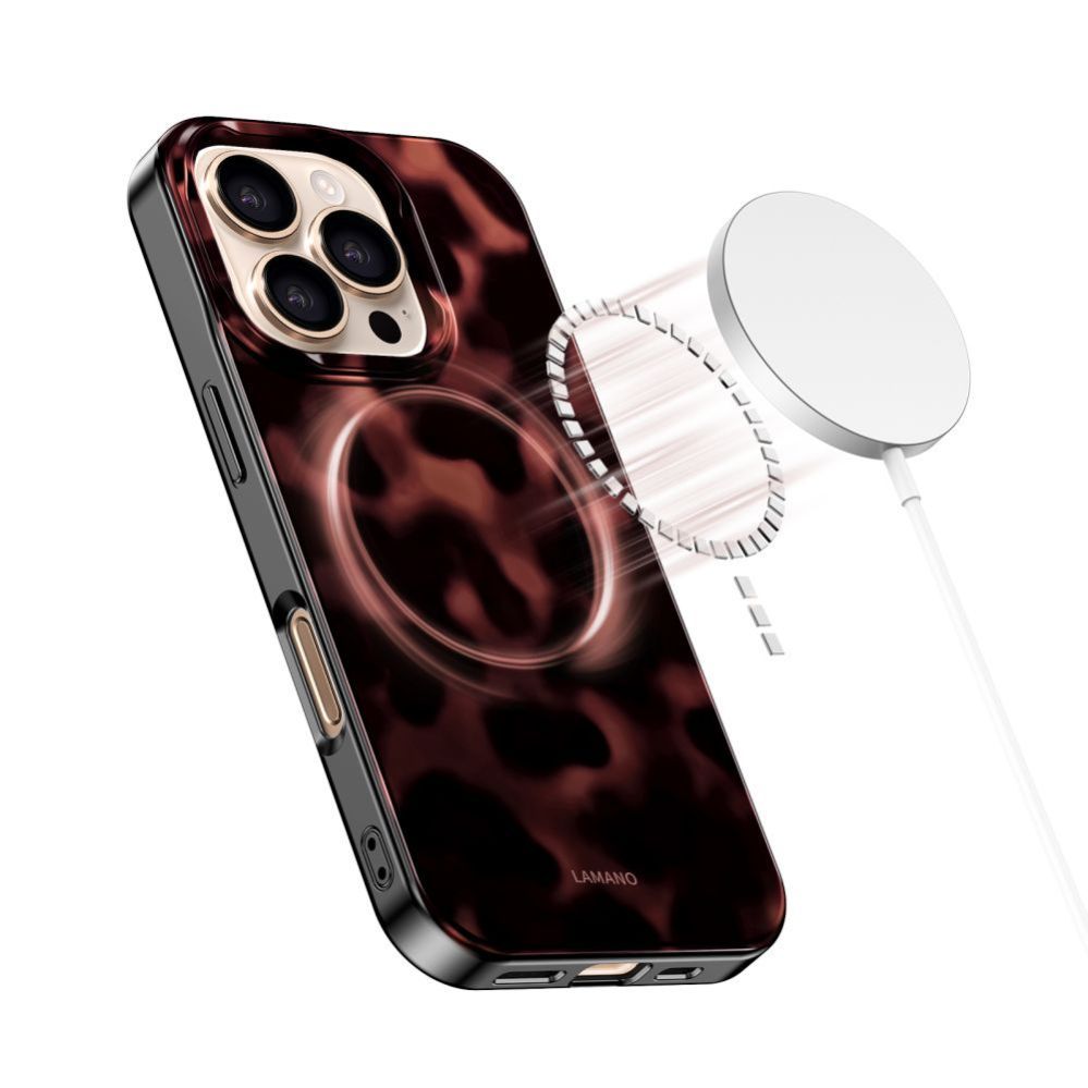 Other goods Tech-Protect Tech-Protect Lamano MagSafe Case for iPhone 16 Pro Max - Black and Red