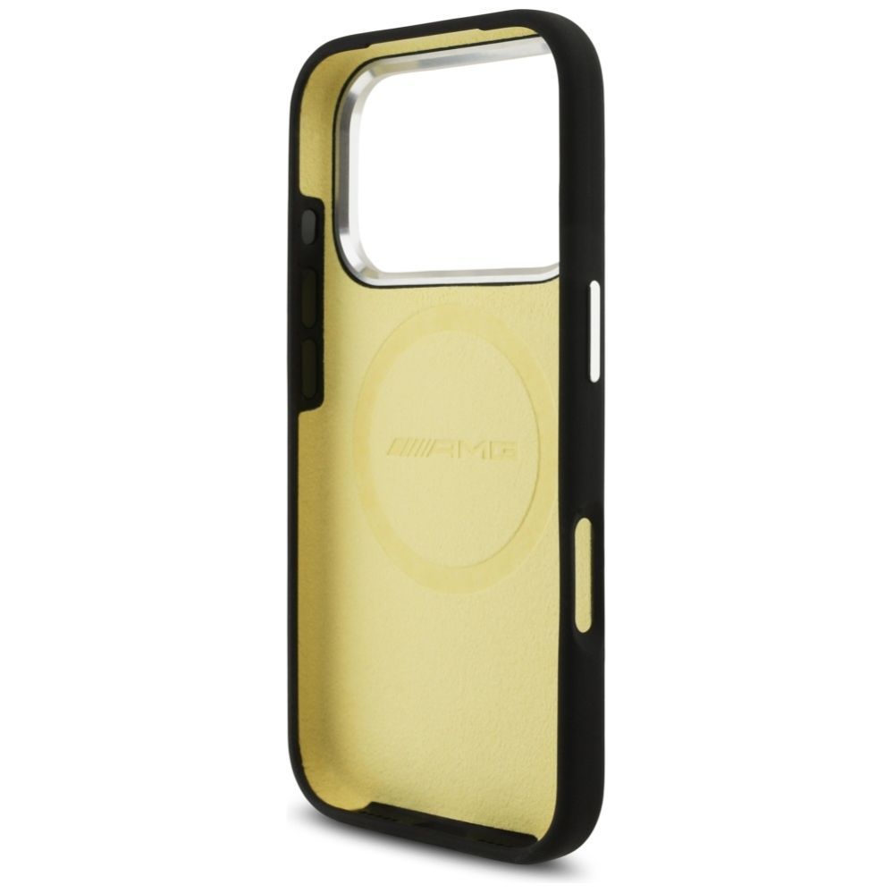Citas preces Mercedes-Benz AMG Silicone Oversize Rhombs MagSafe Case for iPhone 17 Pro - Black