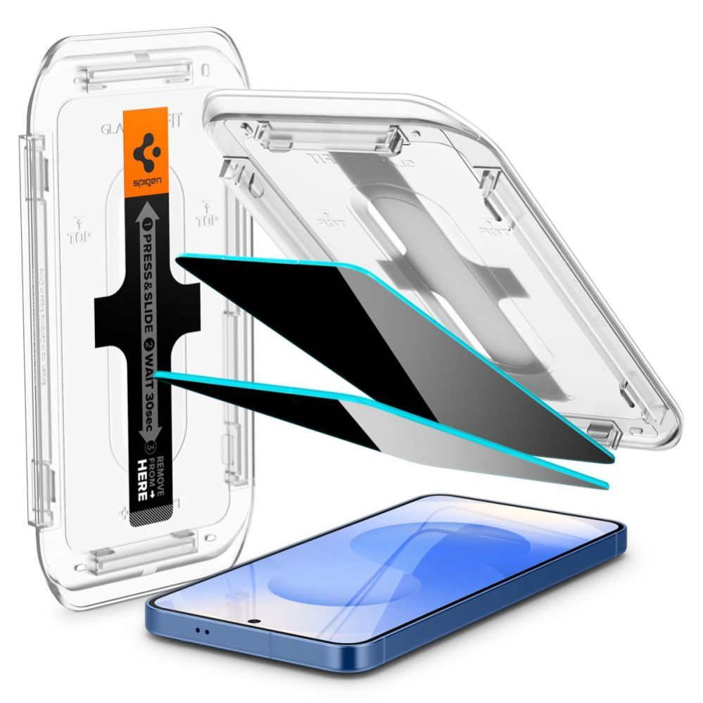 Citas preces Spigen Spigen Glas.TR "Ez Fit" Privacy HD 2-pack privacy glass for Samsung Galaxy S24 / S25