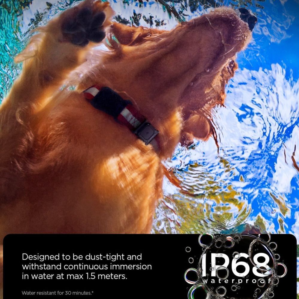 Muud kaubad Spigen Spigen Tough Armor Pet Collar AirTag 1/2 Case - Black