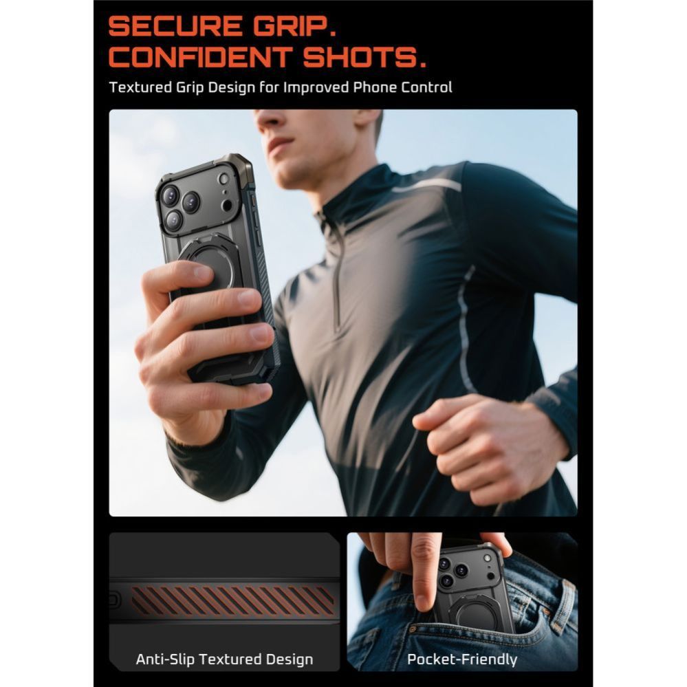 Muud kaubad Supcase Supcase UB Grip Mag MagSafe Case for iPhone 17 Pro - Black