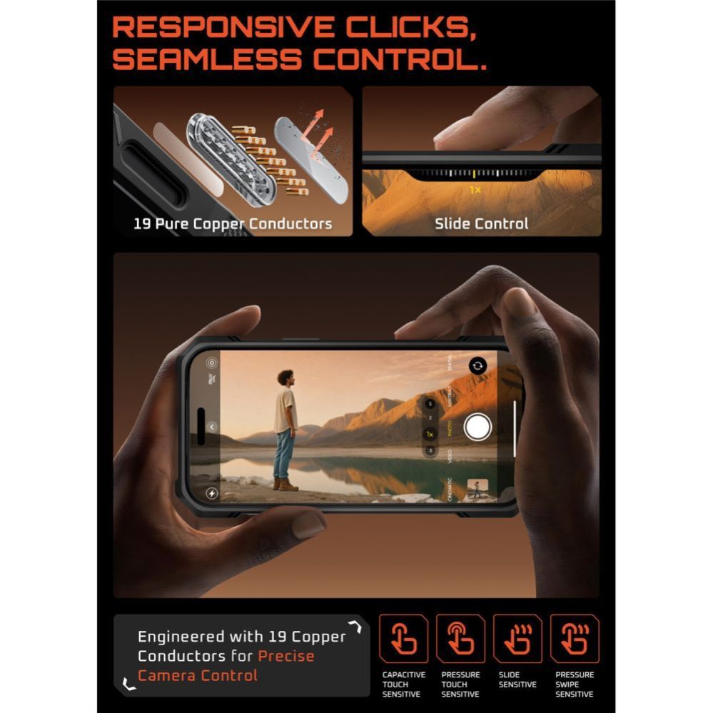 Muud kaubad Supcase Supcase UB Grip Mag MagSafe Case for iPhone 17 Pro Max - Black