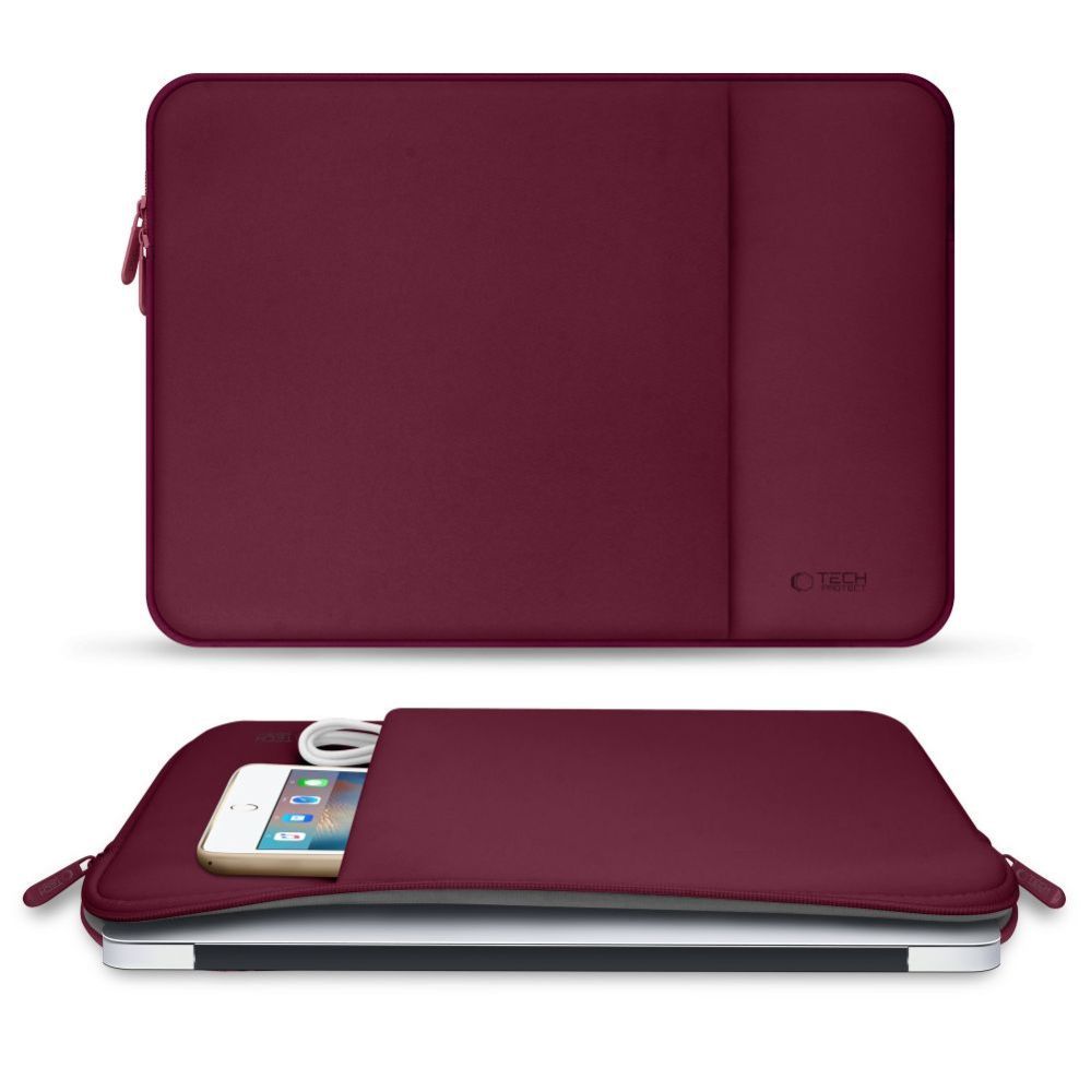 Muud kaubad Tech-Protect Tech-Protect Neoprene 14" Laptop Case - Burgundy