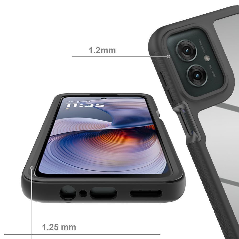 Citas preces Tech-Protect Tech-Protect Defense Case for Motorola Moto G15 / G15 Power / G05 / E15 - Black