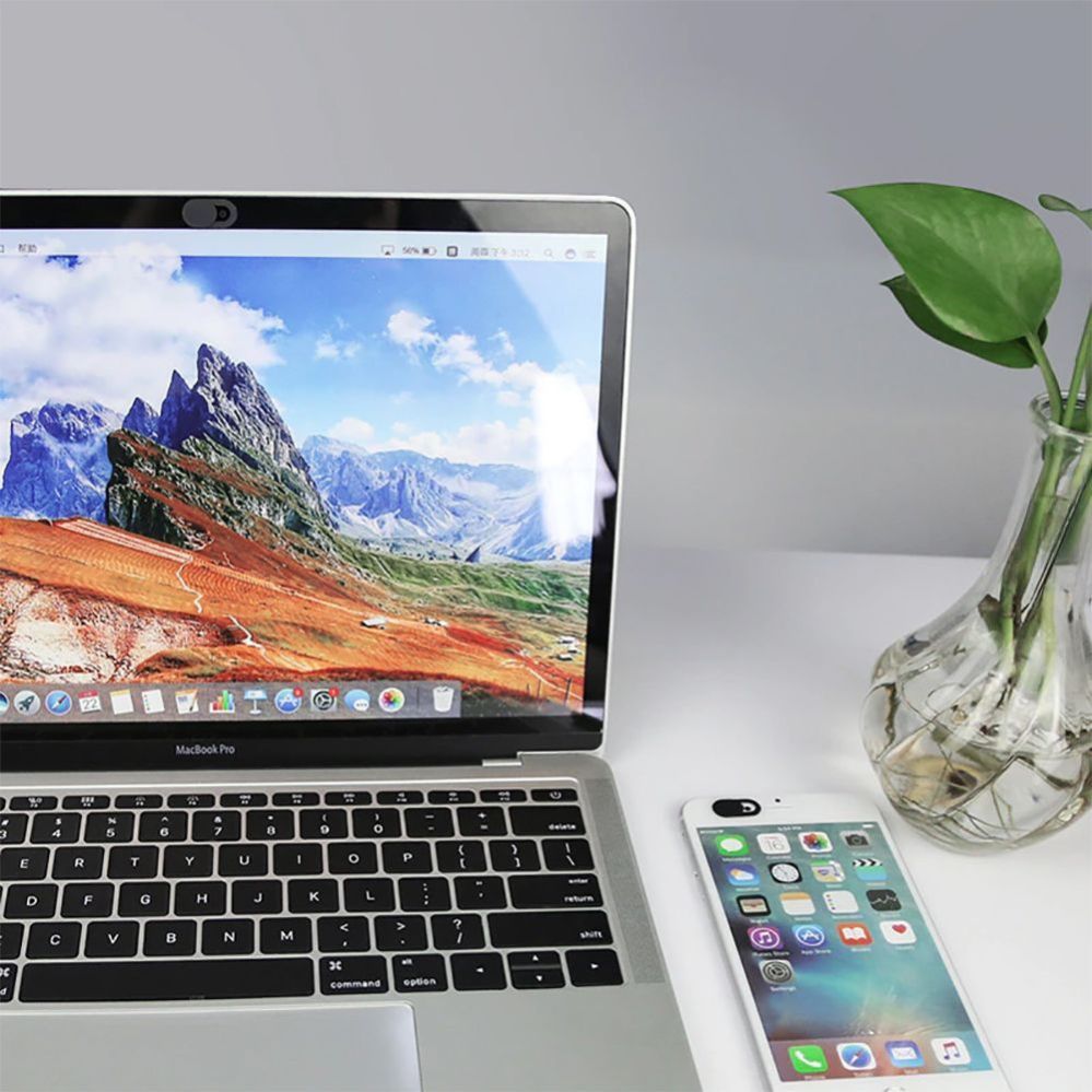 Muud kaubad Tech-Protect Tech-Protect Cam Fit+ 3-pack laptop camera cover - black