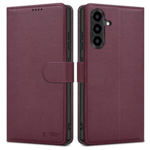 Kitos prekės Tech-Protect  Tech-Protect Wallet Case for Samsung Galaxy A56 5G - Burgundy 
