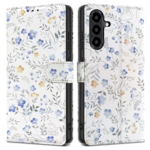 Kitos prekės Tech-Protect  Tech-Protect Wallet Case for Samsung Galaxy A56 5G - White Daisies 