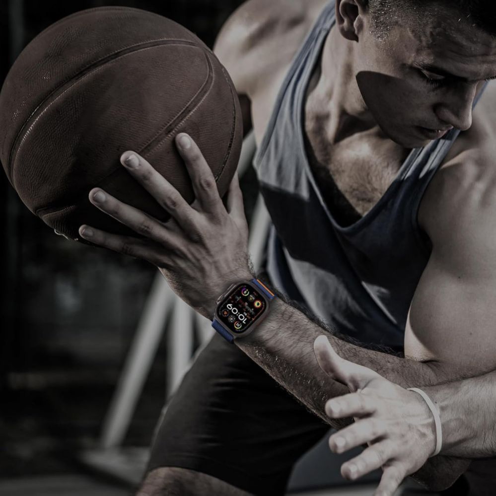 Muud kaubad Tech-Protect Tech-Protect Nylon Clasp for Apple Watch 44 / 45 / 46 / 49 mm - Navy