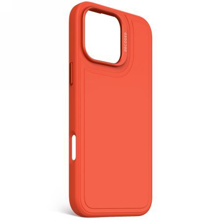 Muud kaubad Decoded Decoded AntiMicrobial Silicone Stacks Backcover with MagSafe for iPhone 16 Pro Max - Orange