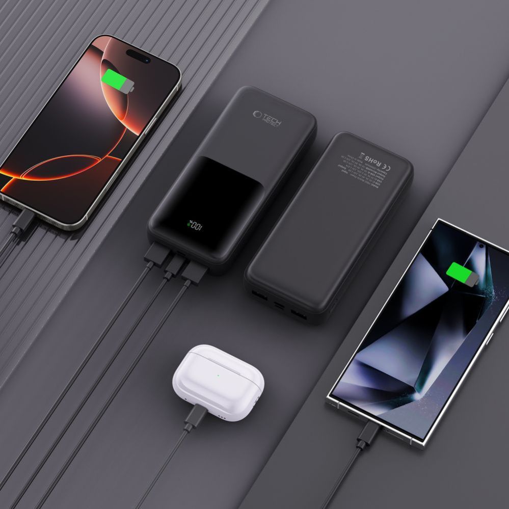 Muud kaubad Tech-Protect Powerbank Tech-Protect PB02 20000mAh 22.5W - black