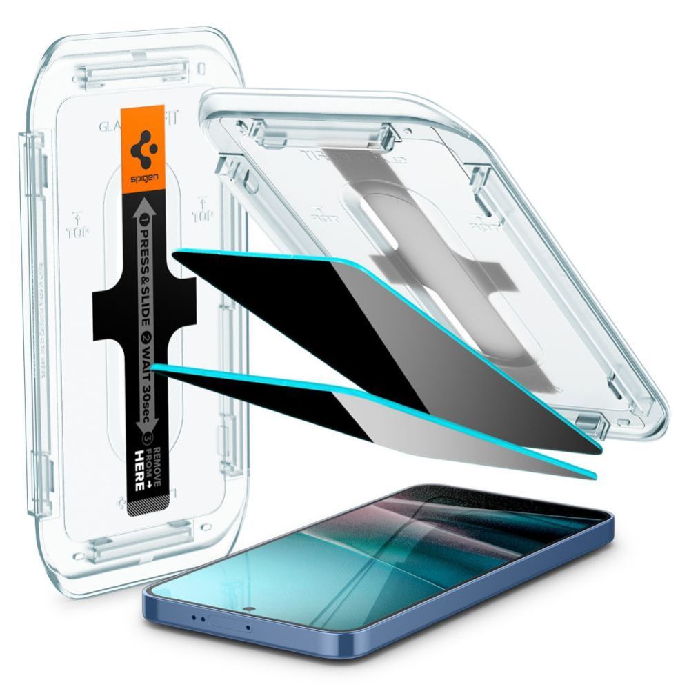 Citas preces Spigen Spigen Glas.TR "Ez Fit" Privacy HD 2-pack privacy glass for Samsung Galaxy S24+ / S25+