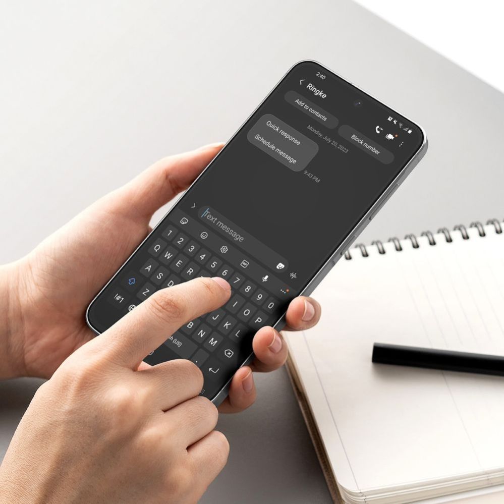 Muud kaubad Ringke Ringke Easy Slide 2-pack tempered glass for Samsung Galaxy A56 5G - transparent