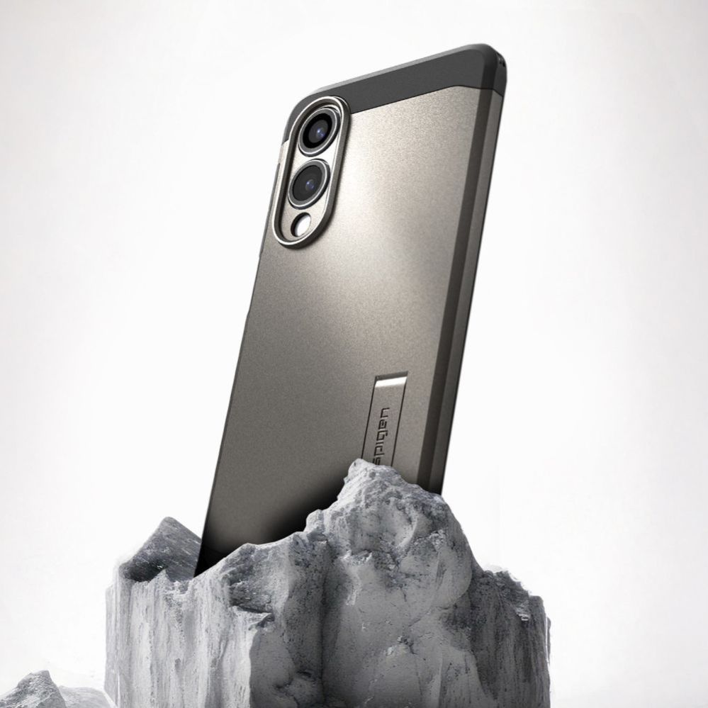 Citas preces Spigen Spigen Tough Armor MagSafe Case for Samsung Galaxy S25 Edge - Gray/Black