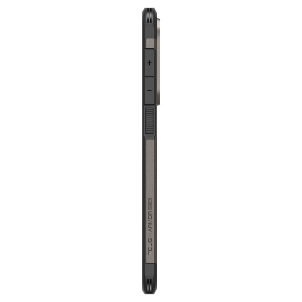 Citas preces Spigen Spigen Tough Armor MagSafe Case for Samsung Galaxy S25 Edge - Gray/Black
