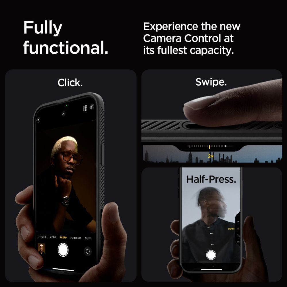 Muud kaubad Spigen Spigen Liquid Air ”T” MagSafe Case for iPhone 16 Pro Max - Matte Black