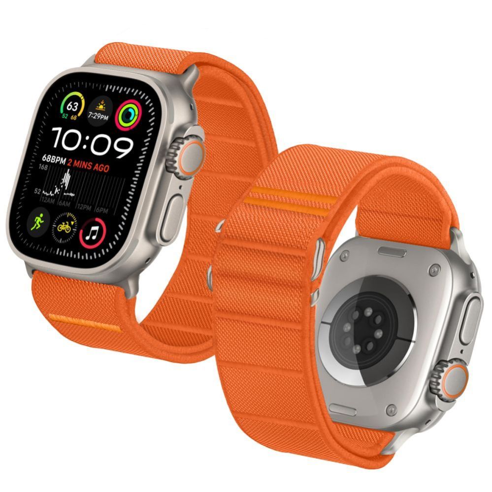 Citas preces Tech-Protect Tech-Protect Nylon Strap for Apple Watch 44 / 45 / 46 / 49 mm - Orange