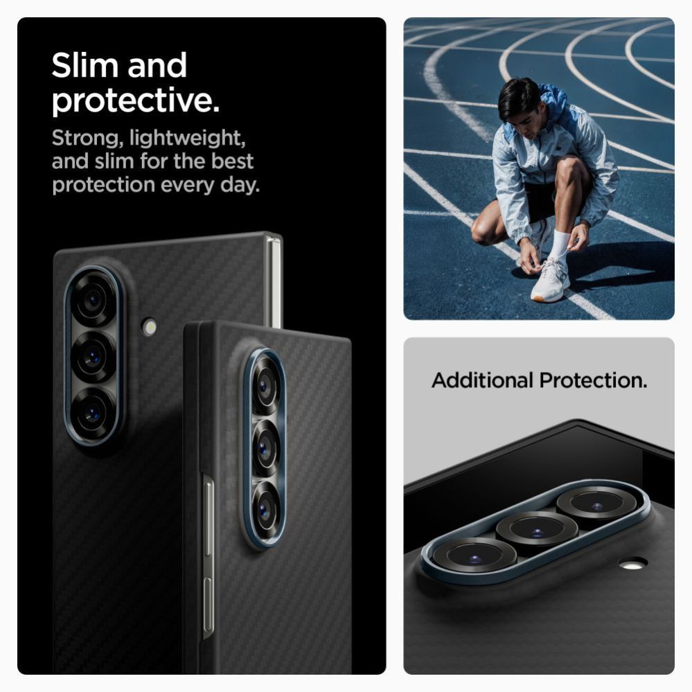 Citas preces Spigen Spigen AirSkin Aramid Case for Samsung Galaxy Z Fold 7 - Black