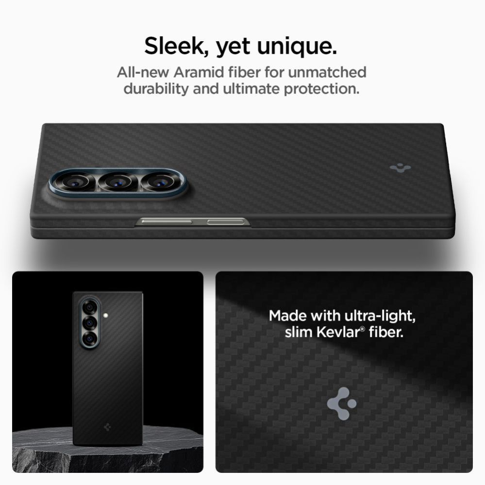 Citas preces Spigen Spigen AirSkin Aramid Case for Samsung Galaxy Z Fold 7 - Black