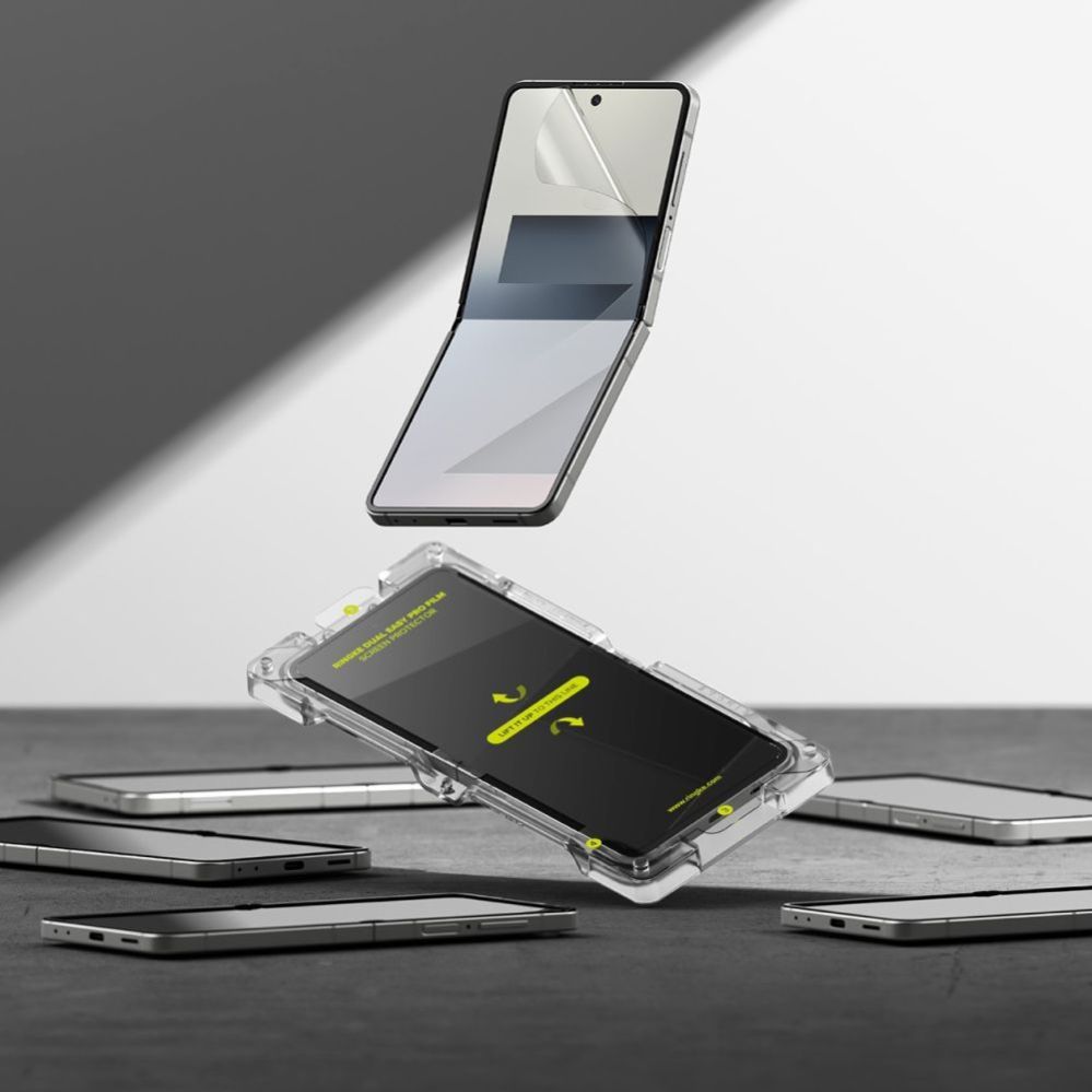 Citas preces Ringke Ringke Dual Easy Pro 2-pack protective film for Samsung Galaxy Z Flip 7 - transparent