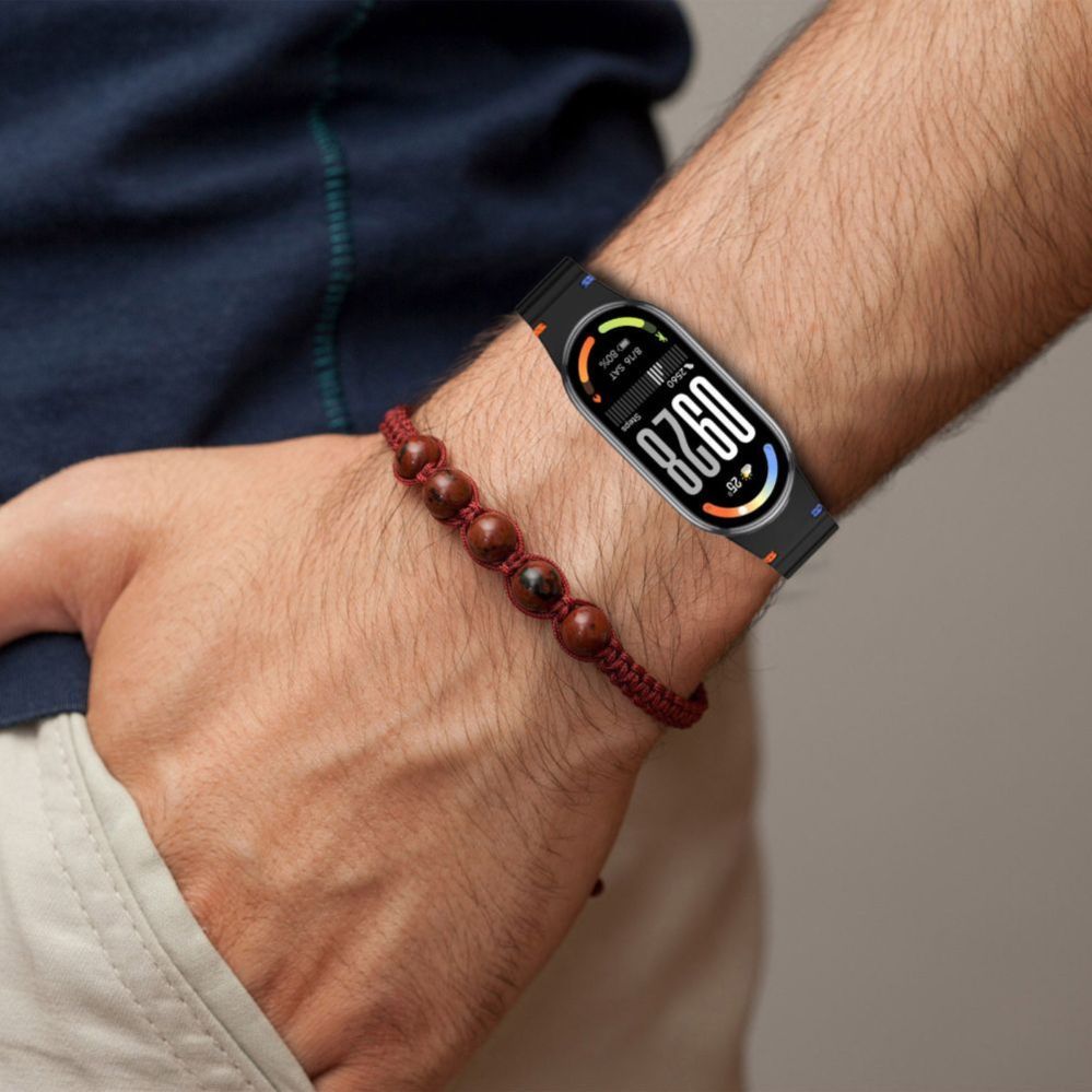 Citas preces Tech-Protect Tech-Protect Silicone Sport Strap for Xiaomi Smart Band 8 / 9 / 10 / NFC - Black