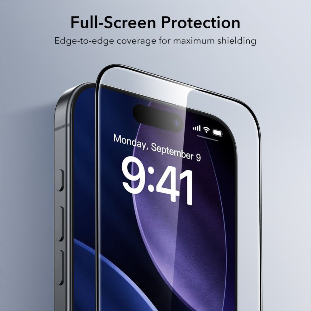 Citas preces ESR ESR UltraFit Tempered Glass 2-pack for iPhone 16 Pro / 17 - transparent