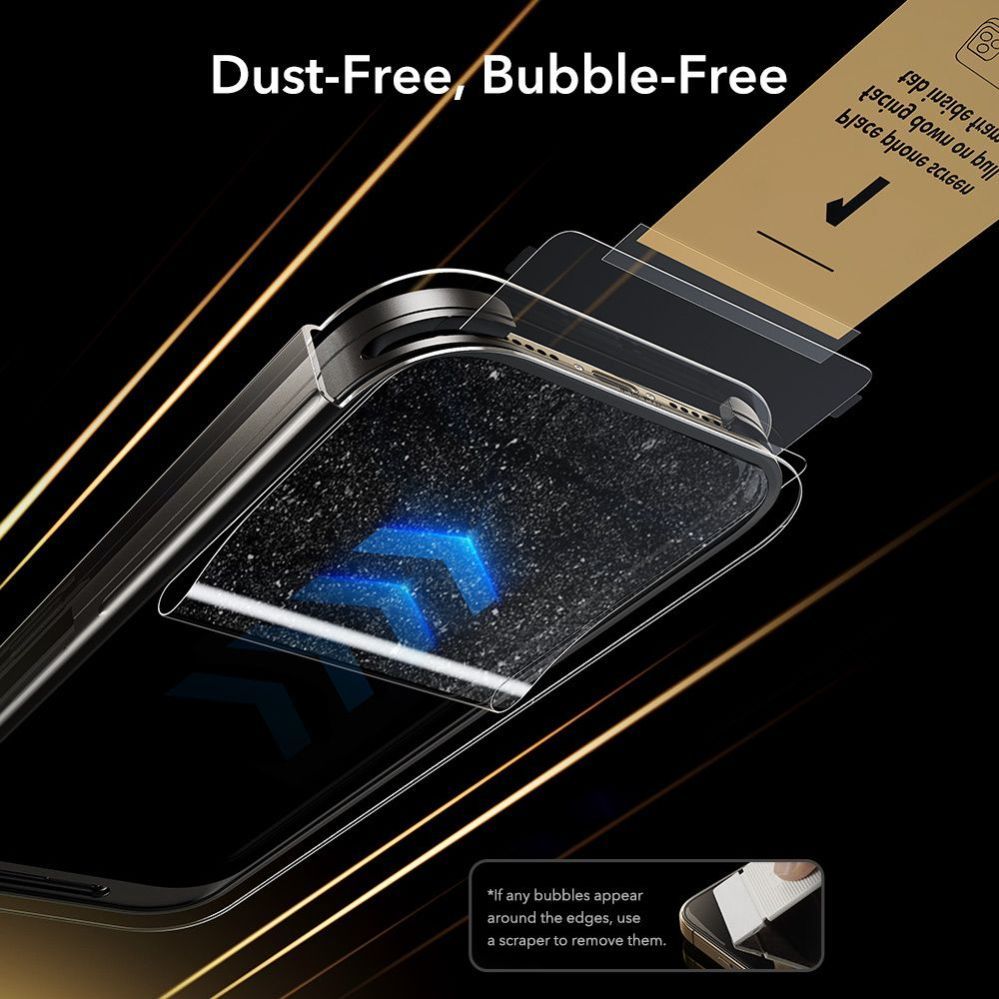 Citas preces ESR ESR UltraFit Armorite Pro Tempered Glass for iPhone 17 Pro Max - Clear