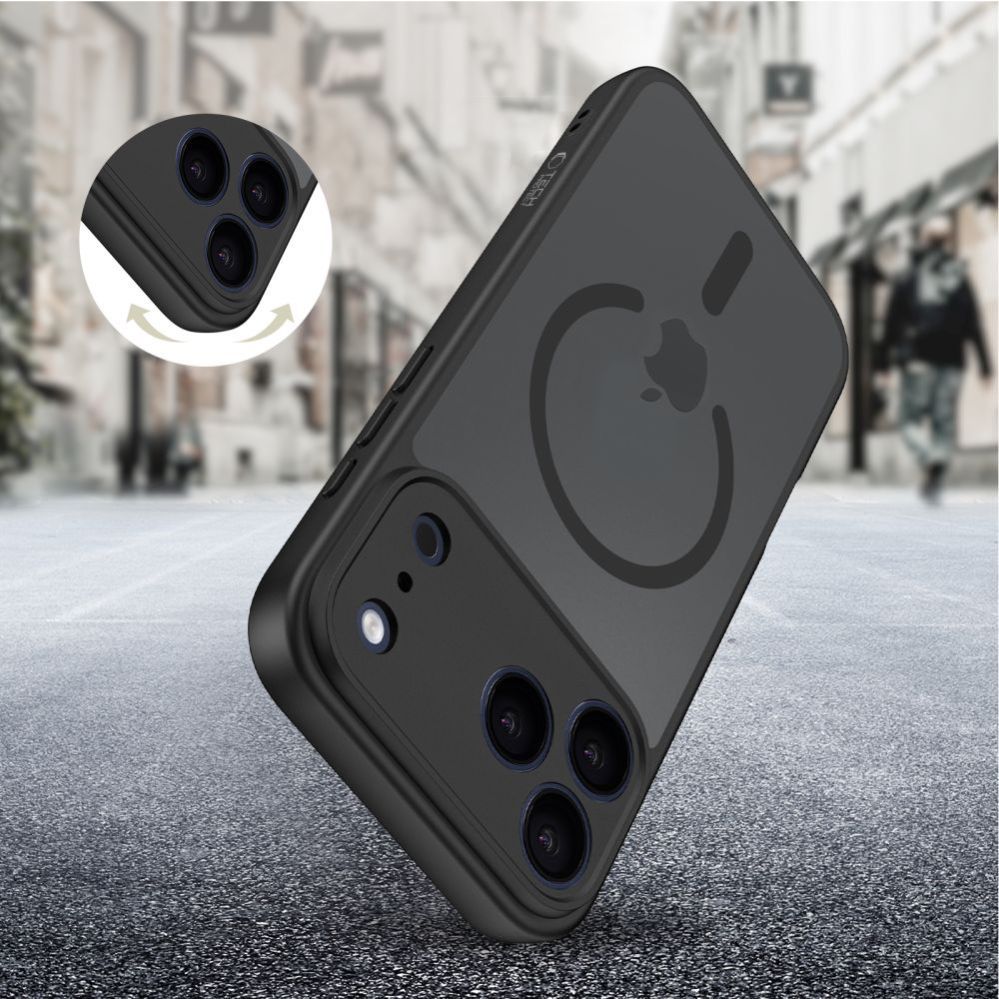 Citas preces Tech-Protect Tech-Protect BasicMag MagSafe Case for iPhone 17 Pro Max - Matte Black
