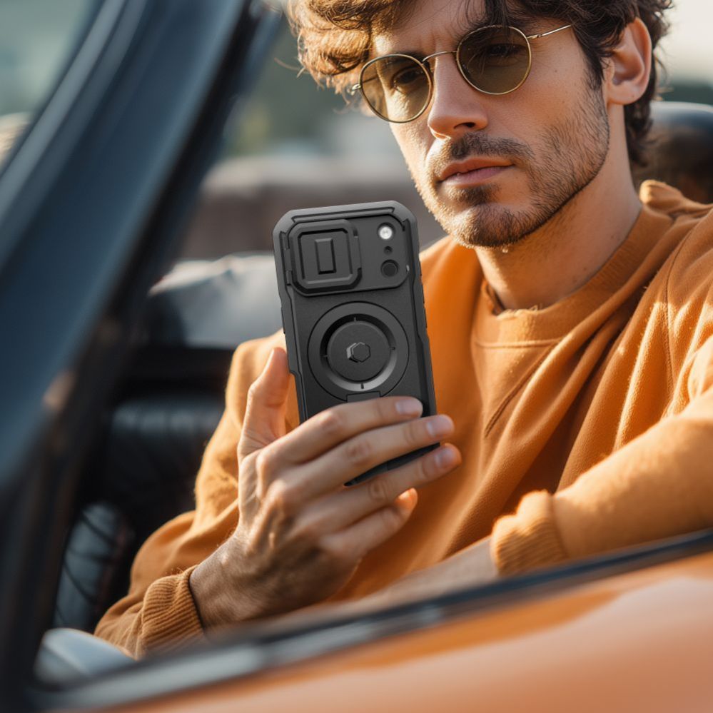 Citas preces Tech-Protect Tech-Protect Kevlar MagSafe case for iPhone 17 Pro - black