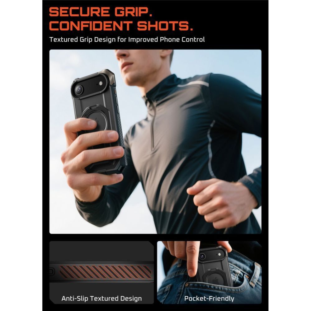 Muud kaubad Supcase Supcase UB Grip Mag MagSafe Case for iPhone 17 Air - Black