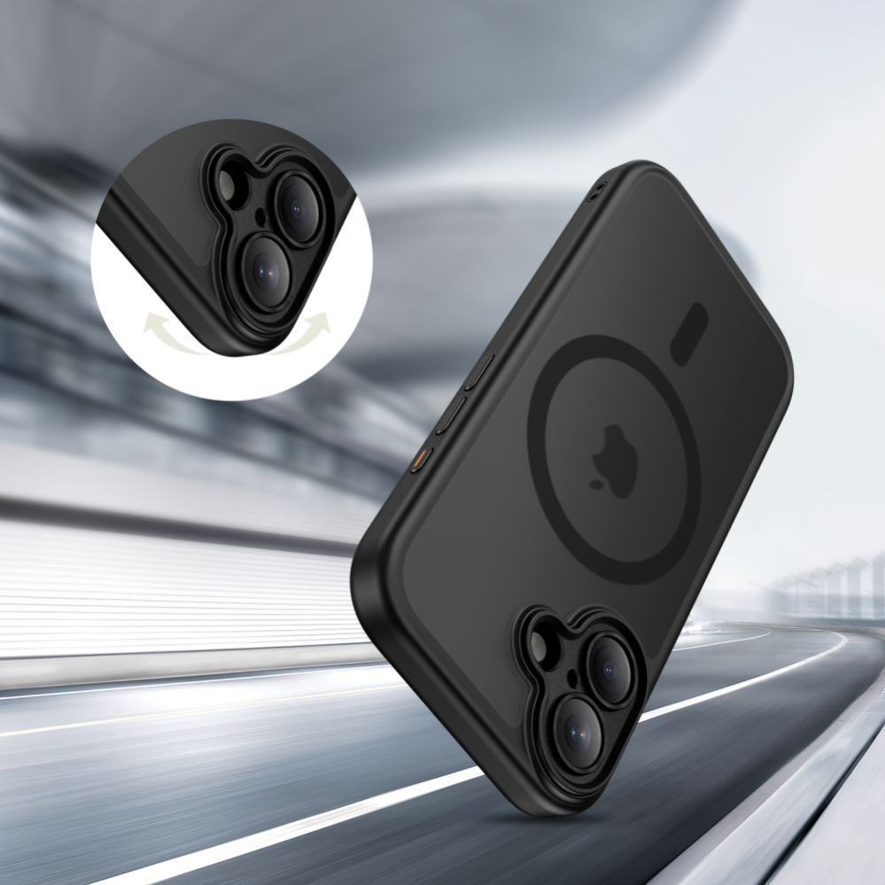 Citas preces Tech-Protect Tech-Protect Magpeak Magsafe CC Case for iPhone 17 - Matte Black