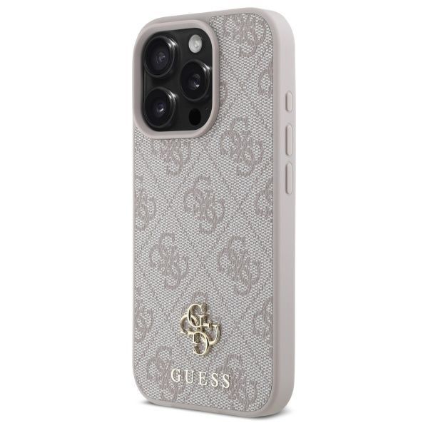 Citas preces Guess Guess Small Classic MagSafe iPhone 16 Pro Case - Pink