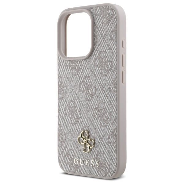 Citas preces Guess Guess Small Classic MagSafe iPhone 16 Pro Case - Pink