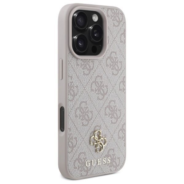 Citas preces Guess Guess Small Classic MagSafe iPhone 16 Pro Case - Pink
