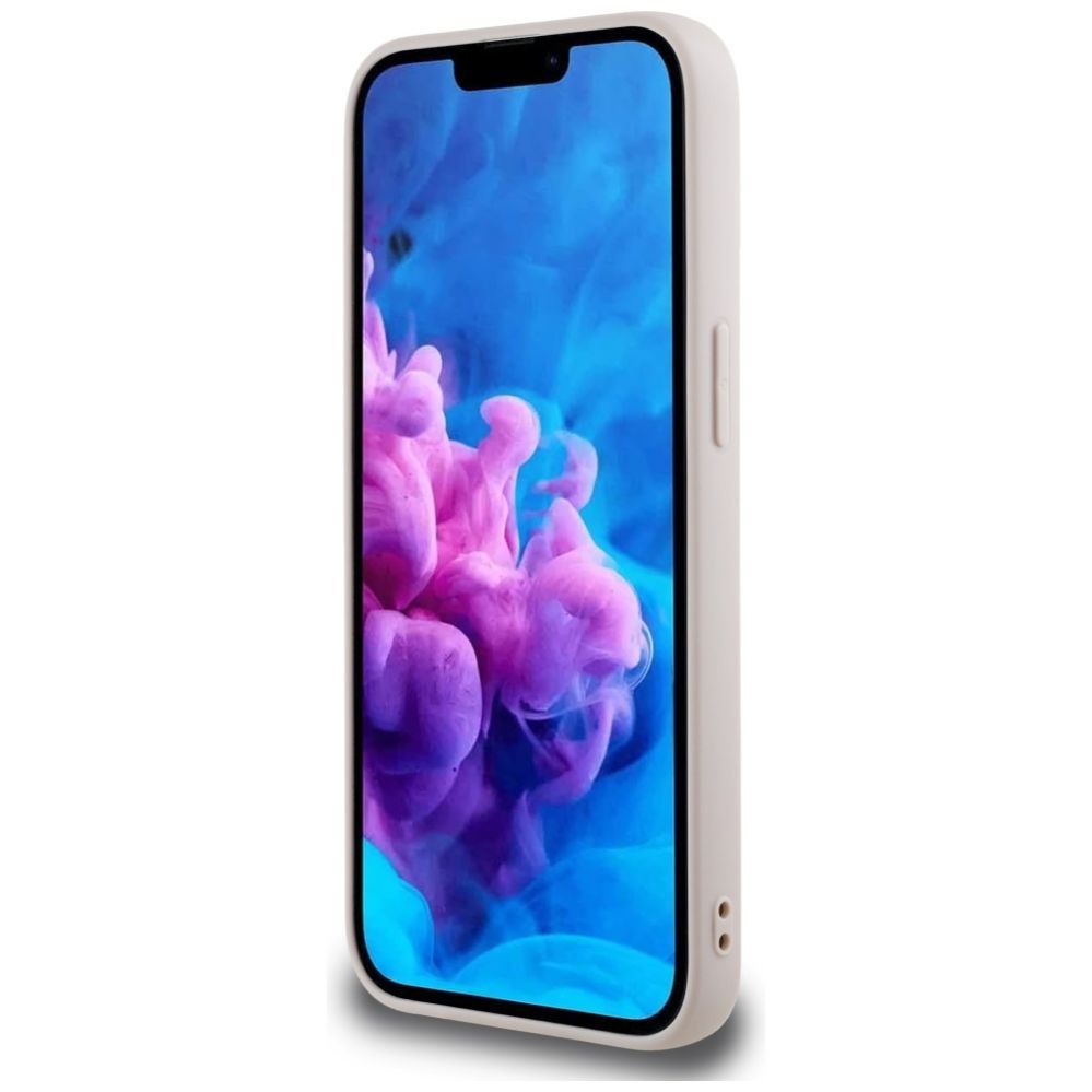 Citas preces Guess Guess Fixed Glitter Big 4G iPhone 16e Case - Pink