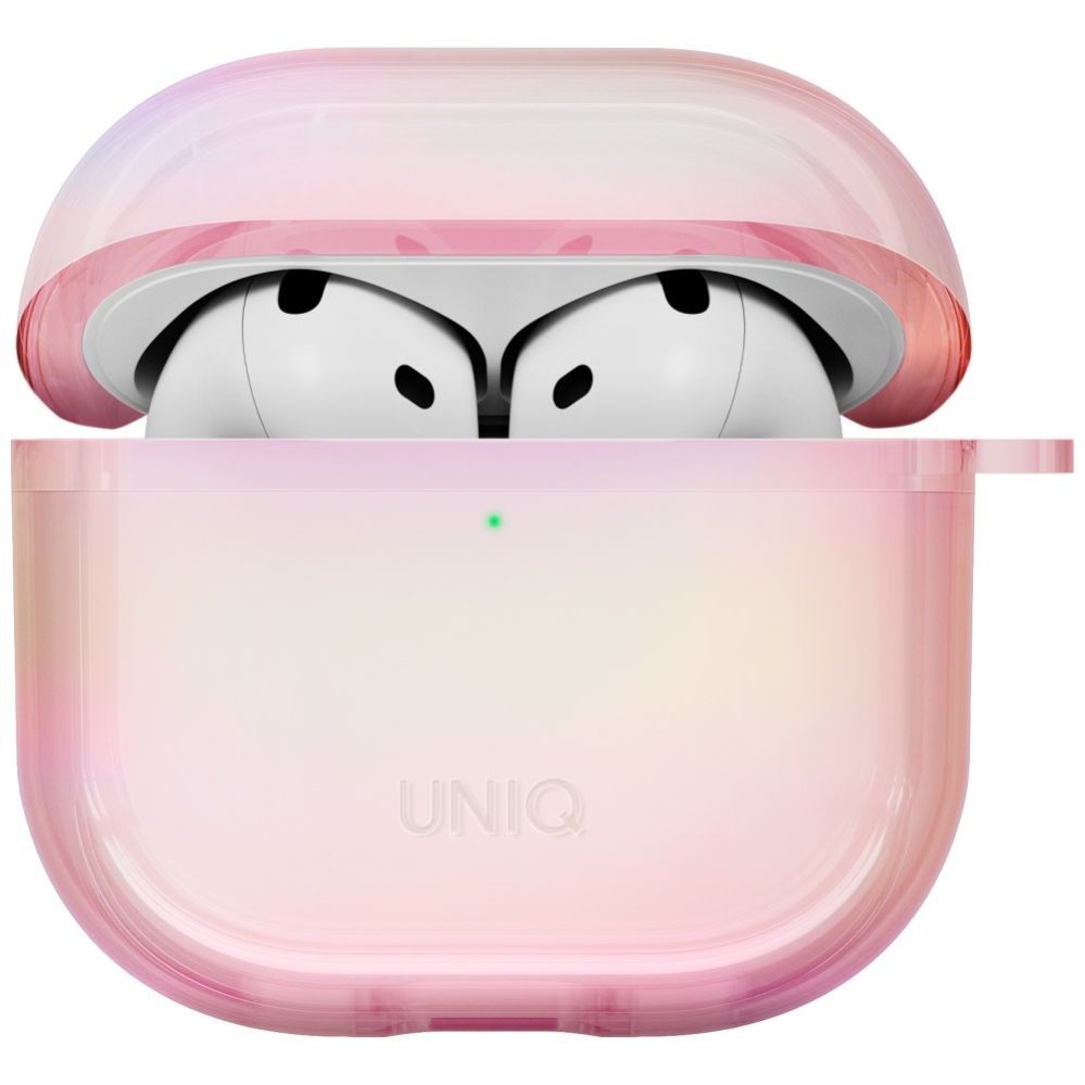 Citas preces UNIQ Uniq Iridescia AirPods 4 Hang Case - Holo Pink